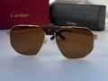 Cartier Мъжки слънчеви очила с кожа 3 цвята, снимка 12
