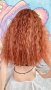 👑 💗Ново ! Прекрасна Перука Тип Лента в Очарователен Медно Кафяв Цвят с Макси Обем КОД 9115, снимка 7