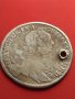 Сребърна монета 17 кройцера 1752г. Франц първи Кремниц Австрия 26215