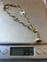 Чисто нава златна гривна от 14 к злато, снимка 3