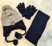 Зимен комплект шапка, шал и ръкавички 1-4г, снимка 10