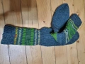 Ръчно плетени мъжки чорапи размер 40, снимка 5
