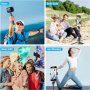 4 в 1 Bluetooth селфи стик,статив,монопод с дистанционно,110 см, снимка 3