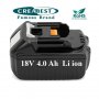 перфоратор Makita BHR202 - 18v, оригинал японски, 2 нови батерии 4Ah и оригинално японско зарядно, снимка 11