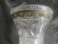 стара кристална ваза арт деко, снимка 4