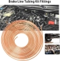 AXILYZE 10 м меднопокрита спирачна тръба и аксесоари, комплект за автомобилна смяна, снимка 5