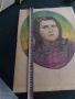 Стара майсторска рисунка с пастели - картина портрет жена, снимка 6
