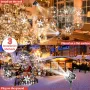 LED прожектор на снежинки Snowflake Lamp коледна светлина IP44 Led декорация, снимка 6