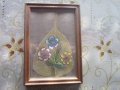 Стара картина върху листо , снимка 3