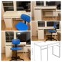 Детско бюро и стол от IKEA, снимка 1 - Бюра - 44890774