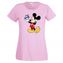 Дамска тениска Mickey Mouse Volvo.Подарък,Изненада,, снимка 1 - Тениски - 36529641