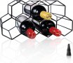Нова поставка за вино Стойка за съхранение Рафт Организатор бутилки дом, снимка 1 - Други стоки за дома - 39868103