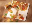 50 бр хартиени есенни листа ролка самозалепващи лепенки стикери за декорация крафт картички и др, снимка 2