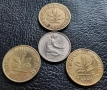 Стара монета 50 пфенига 1969 г. и 10 пфенига 1950 , 1979 и 1980 г.- Германия - топ цена !, снимка 1