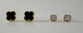 Van Cleef & Arpels Обеци с 18к златно покритие - ПЕЧАТ, снимка 3