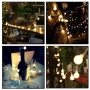 Соларно коледно LED осветление, 60 броя, 6 метра, снимка 12