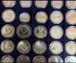 колекция от 60 броя Юбилейни монети - без повтарящи се, снимка 3