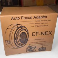 Адаптер за канонски обективи EF EF-S към E-mount + Гаранция, снимка 5 - Обективи и филтри - 43375497