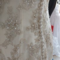 бюджетна булчинска рокля от луксозна дантела, снимка 11 - Сватбени рокли - 37339222