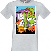 Мъжка тениска,The Simpsons Bart Simpson 02,Halloween,Хелоуин,Празник,Забавление,Изненада,Обичаи,, снимка 5 - Тениски - 38136320