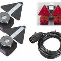 Магнитни стопове за ремарке със светлоотразители и окабеляване 2бр, снимка 4 - Аксесоари и консумативи - 40178602