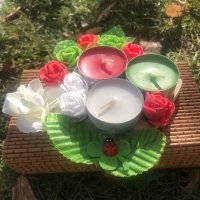 Предлагам декорирани свещи,магнитчета и други, снимка 5 - Декорация за дома - 36116135