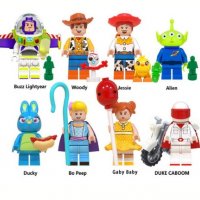 8 бр Toy Story Играта на играчките фигурки Лего конструктор разглобяеми играчки, снимка 2 - Фигурки - 27333350