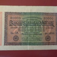 Germany, Reichsbanknote   20000 Mark 20.2. 1923 , снимка 1 - Нумизматика и бонистика - 28773265