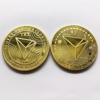 Трон Монета / Tron Coin ( TRX ) - Gold, снимка 5 - Нумизматика и бонистика - 32414834