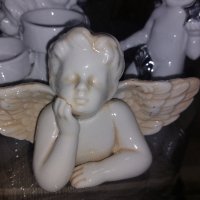 Колекция бели порцеланови ангелчета.Много запазени., снимка 2 - Колекции - 43338497