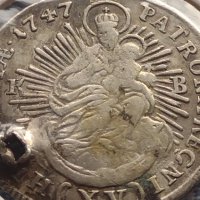 Сребърна монета 15 кройцера 1747г. Мария Терезия Кремниц Унгария 13755, снимка 10 - Нумизматика и бонистика - 42999810