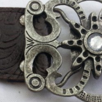дамски колан с метална тока , снимка 1 - Антикварни и старинни предмети - 12858400