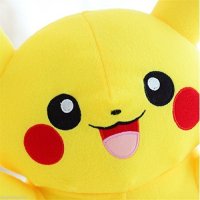 Плюшена играчка Pikachu Pokemon, Жълт, 30 см, снимка 6 - Плюшени играчки - 42934273
