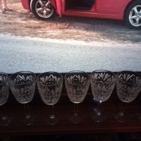 Руски Кристални Чаши от 80 години, снимка 10 - Чаши - 35188481