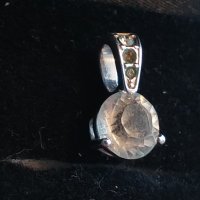 Сребърна висулка-1,16гр/925, снимка 3 - Колиета, медальони, синджири - 26237919