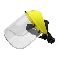 Предпазен щит - прозрачен поликарбонатен щит с регулируема околоожка и надчелник, снимка 1 - Други - 33027983