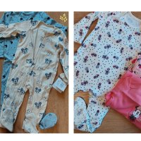 Бебешки ромпъри цели пижами, снимка 1 - Бебешки гащеризони - 30535876