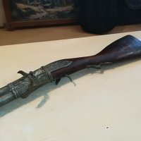 АНТИКА-пушка антика-метал/дърво 102см 3005211145, снимка 2 - Антикварни и старинни предмети - 33044209