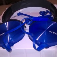 SONY HEADPHONES-NEW BLUE, снимка 3 - Слушалки и портативни колонки - 26647143