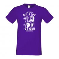 Мъжка тениска Get A Life,Изненада,Подарък,Празник , снимка 13 - Тениски - 36812295