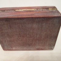 стара дървена кутийка с ангелче, снимка 9 - Декорация за дома - 37125120