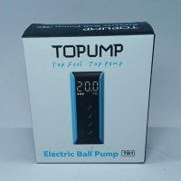 TOPUMP Електрическа преносима помпа за топка, с манометър(макс. 20PSI), снимка 9 - Футбол - 43202340