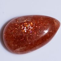 Слънчев камък конфети 7.60ct капка кабошон #7, снимка 1 - Други - 43202564