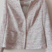 Дамско сако в розовата гама/сиво, бяло , розово/, снимка 1 - Сака - 37650822