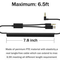 AUX кабел 2 в 1 - за iOS и Android - iPhone  и др. - 3.5мм, снимка 2 - Други - 40383292