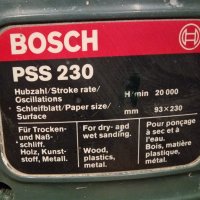 Виброшлайф BOSCH PSS 230  150W, снимка 4 - Други инструменти - 43695297