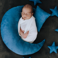 Сет луна, звезди и възглавничка за фотосесия за новородено, снимка 4 - Други - 44890164