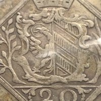 Сребърна монета 20 кройцера Йозеф втори Нюрнберг за КОЛЕКЦИОНЕРИ 12216, снимка 7 - Нумизматика и бонистика - 43000700