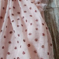 Нежна рокля в розово, снимка 2 - Детски рокли и поли - 40331649