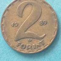 2 forint 1989 г. Унгария, снимка 1 - Нумизматика и бонистика - 43956460